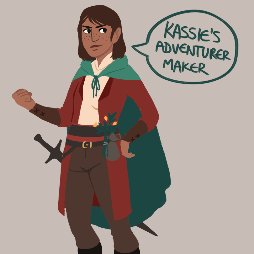 Kassie's Outfit Maker: Adventurer Edition