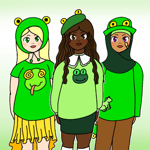 Frog Girl Dress Up Game