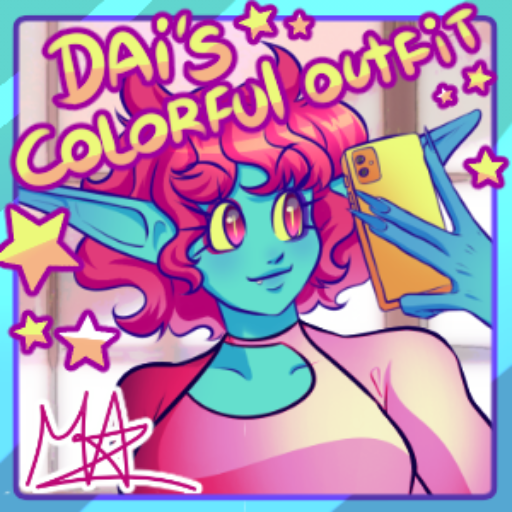Dai's colorful outfit icon