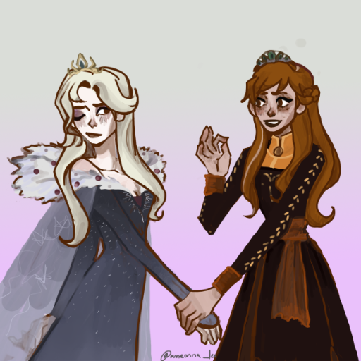 Elsa-Anna outfits icon