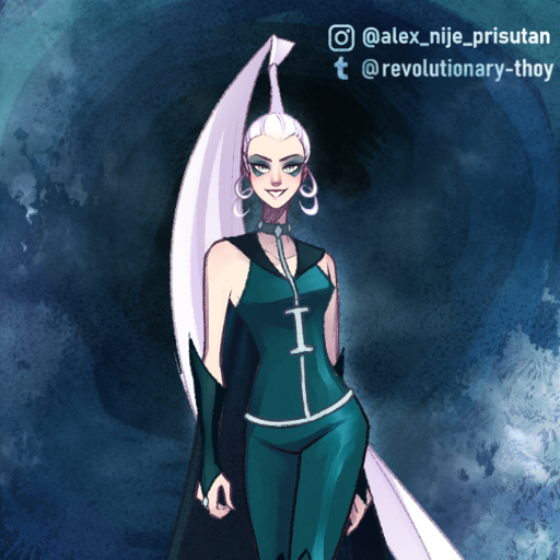 Icy witch fashion icon