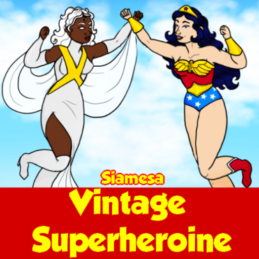 Vintage Superheroine icon