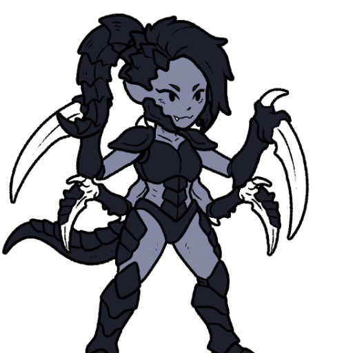 Space bug girl icon