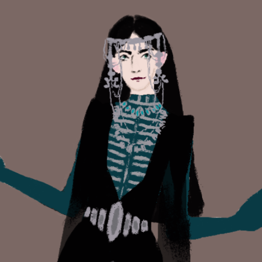 Mountain lady icon