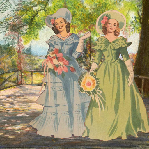 1940s Wedding Party Paper Dolls icon