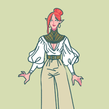 Rhëa's DnD outfit