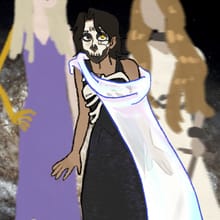 evil stick dress up