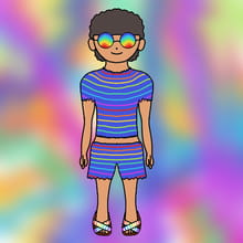 Rainbow Dress Up