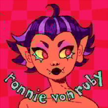 ronnie von ruby (vampire girl dress-up)