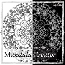 Mandala creator - free printable designs