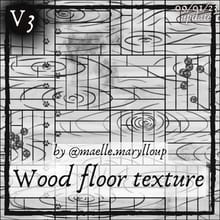 Seamless texture wood pattern B&W (v3)