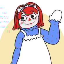 Raggedy Ann - Rag Doll Dress Up