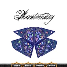 Rose Window Mask - Stained Glass