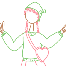 Strawberry Aesthetic Kawaii Dress Up Game