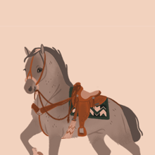 Horse dressup sample