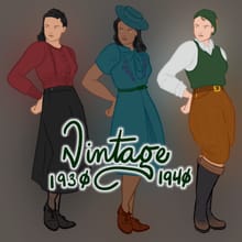 Vintage 1930s-1940s