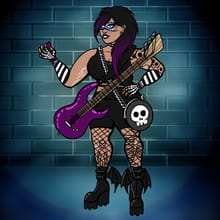 Plus Size Alternative Girl