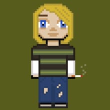 Grunge Kurt Pixel Dressup
