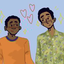 Troy and Abed dress up