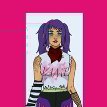 Violet Sky dress up game (oc)