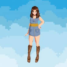 lizzie if she was low res