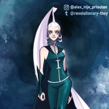 Icy witch fashion