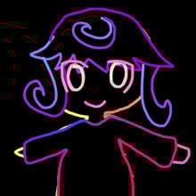 Rainbow outline dress up