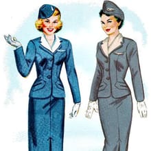 Airline Stewardesses Paper Dolls