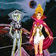 Star Princess & Pluta Vintage Paper Dolls