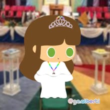 Cute rainbow girl