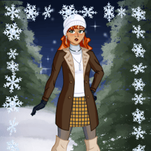 navy blue dress for baby girl Winter Creators, Makers & Dress Up Games main image 1