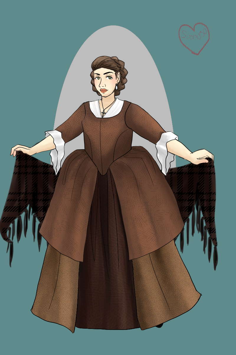 More autumnal vibes made with 18th century lady