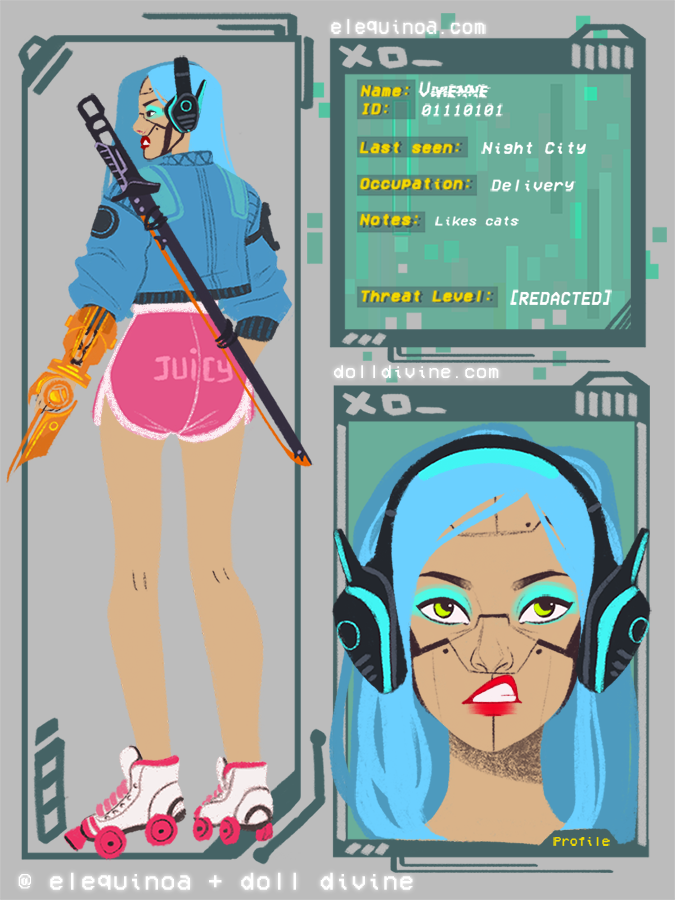 K76 made with Cyber Character