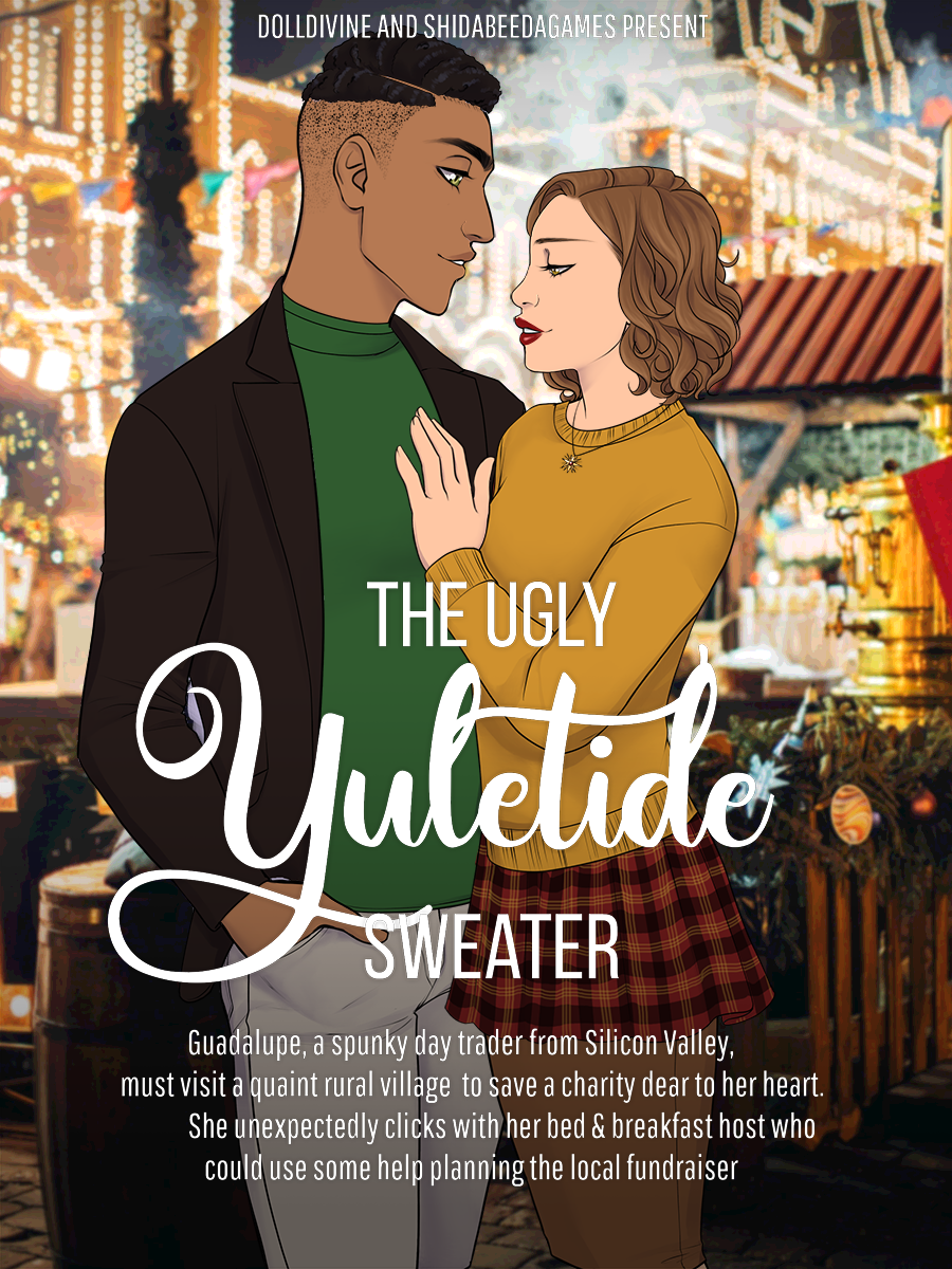 The Ugly Yuletide Sweater made with Holiday Movie Meiker