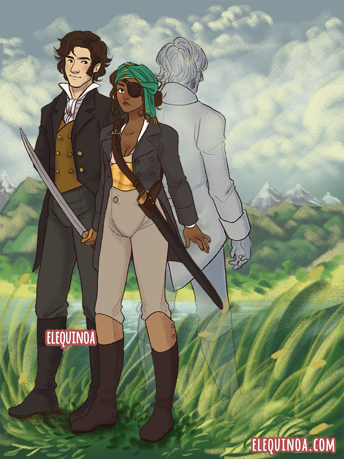 Regency Pirates made with Empire Aesthetic