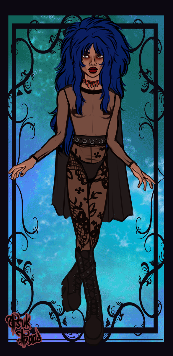 Rebellious Ocean Nymph made with Andro Princx Creator [version 1.0]