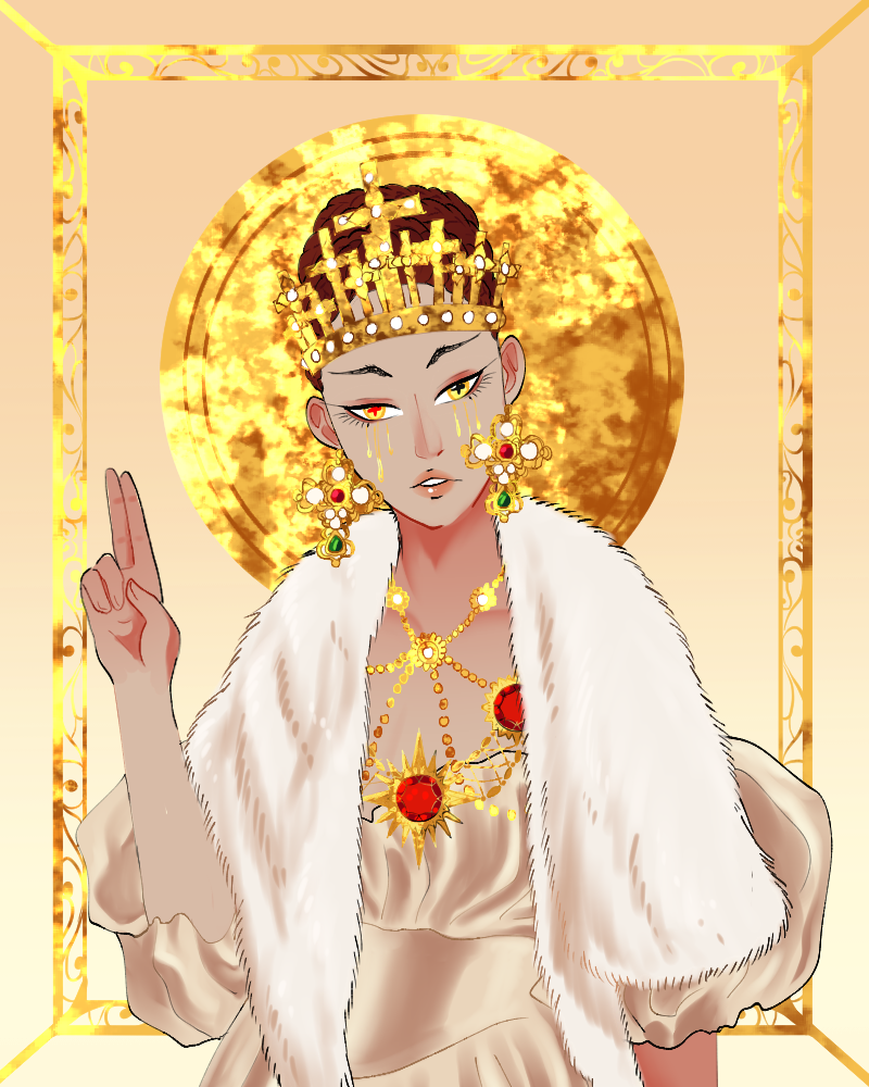 lady justice made with AURUM SANCTUS
