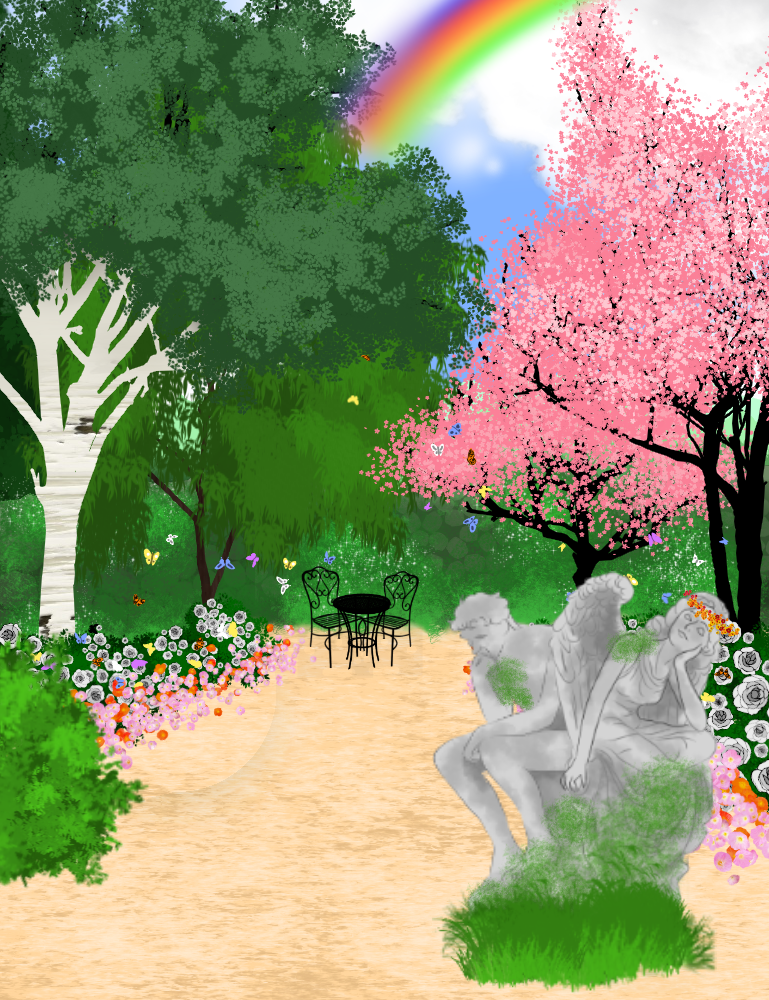 Romantic Butterfly Garden made with Garden Meiker