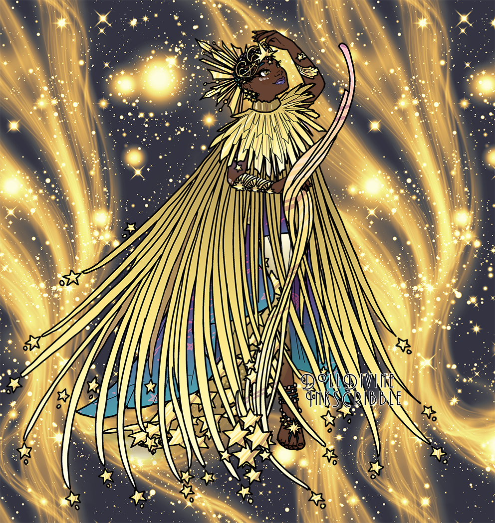 Guardian of the Stars (cape) made with Space Princess