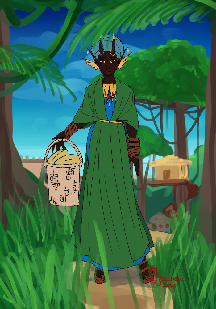 Sulah: Casual village outfit made with Painting of an Asadin