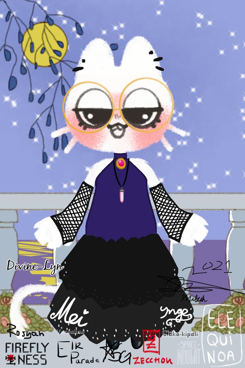 some kinda goth(?) mei? made with Mei Meiker