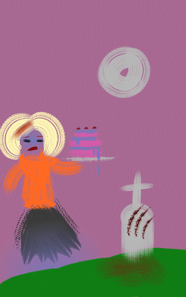 Ghost of an HOA Karen made with Paint your heart out!