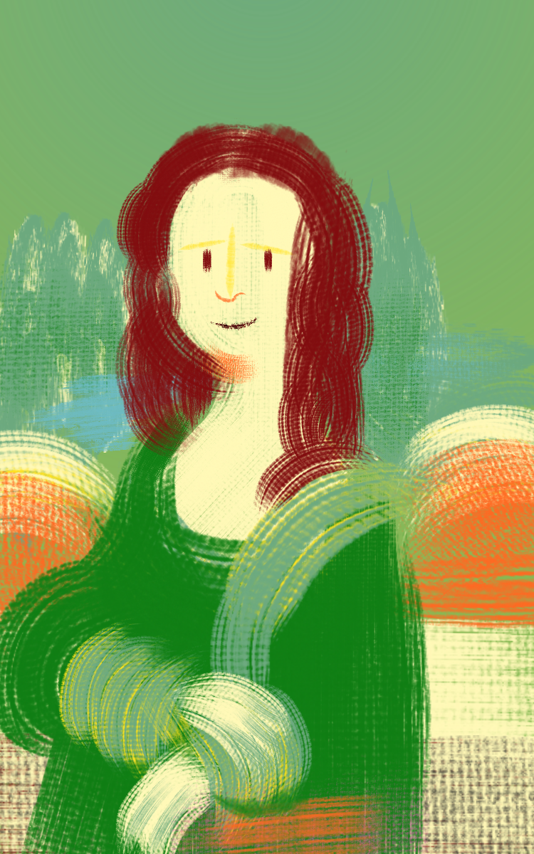 mona lisa made with Paint your heart out!