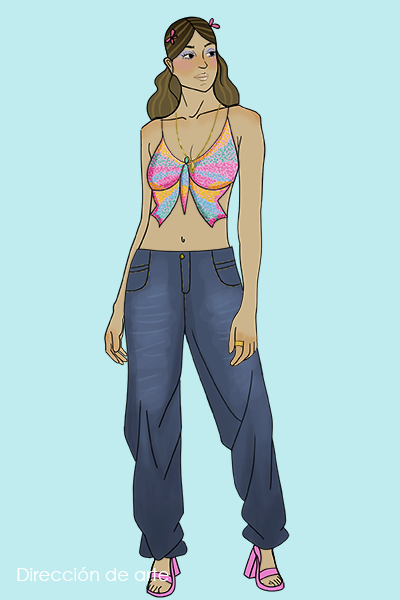 ayayay butterfly made with 2000s
