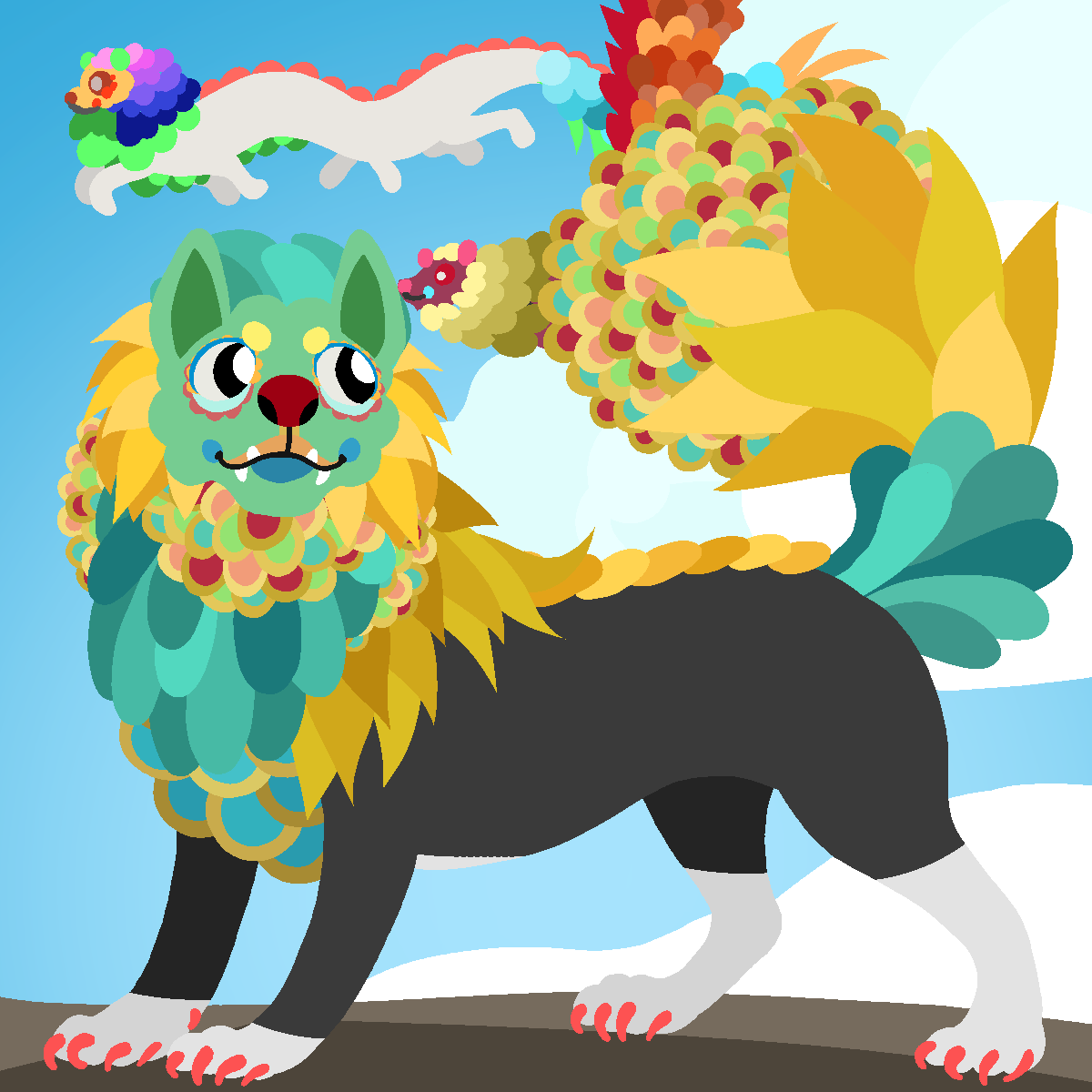 Vienetta made with Party demon dog Maker