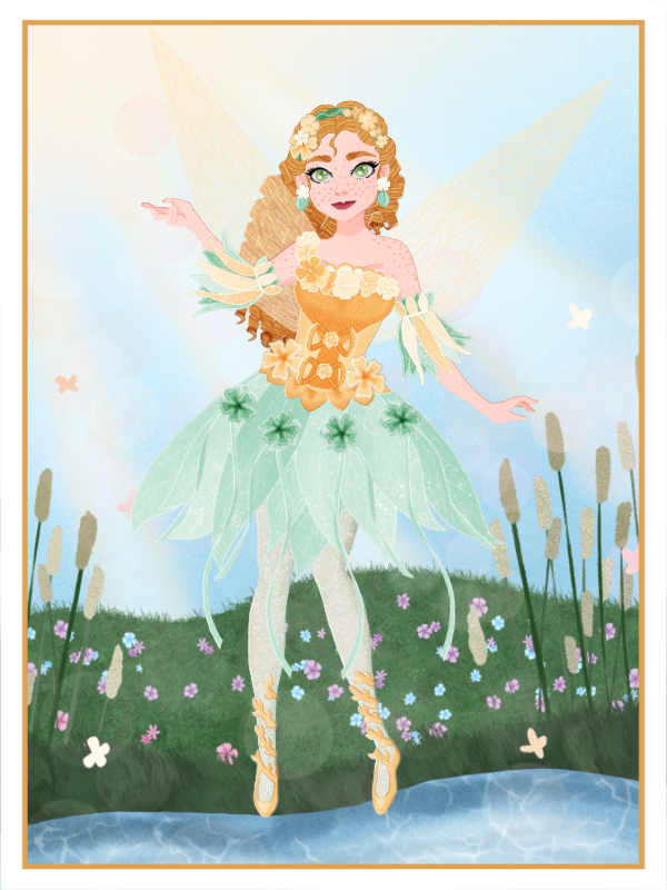 Clover Fairy made with Barb's Movie Wardrobe