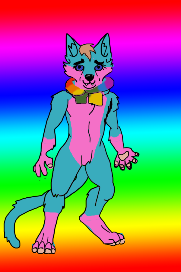 Kyle Silkfange made with Fursona/furry maker [version 1]