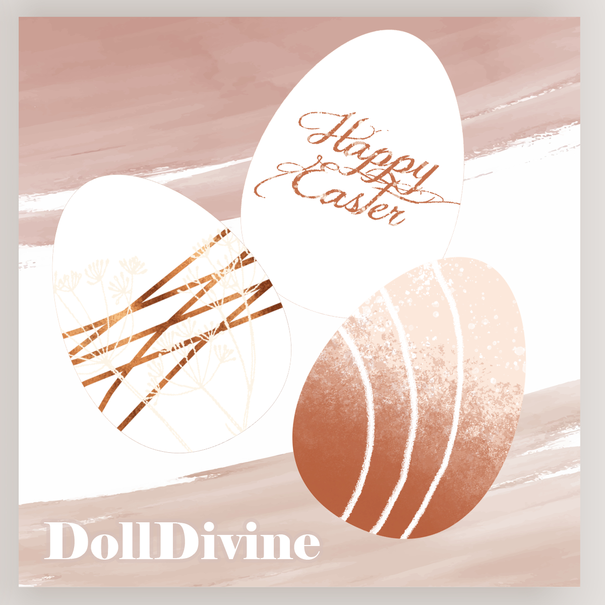 Happy Easter!!!! made with Boho Easter Egg