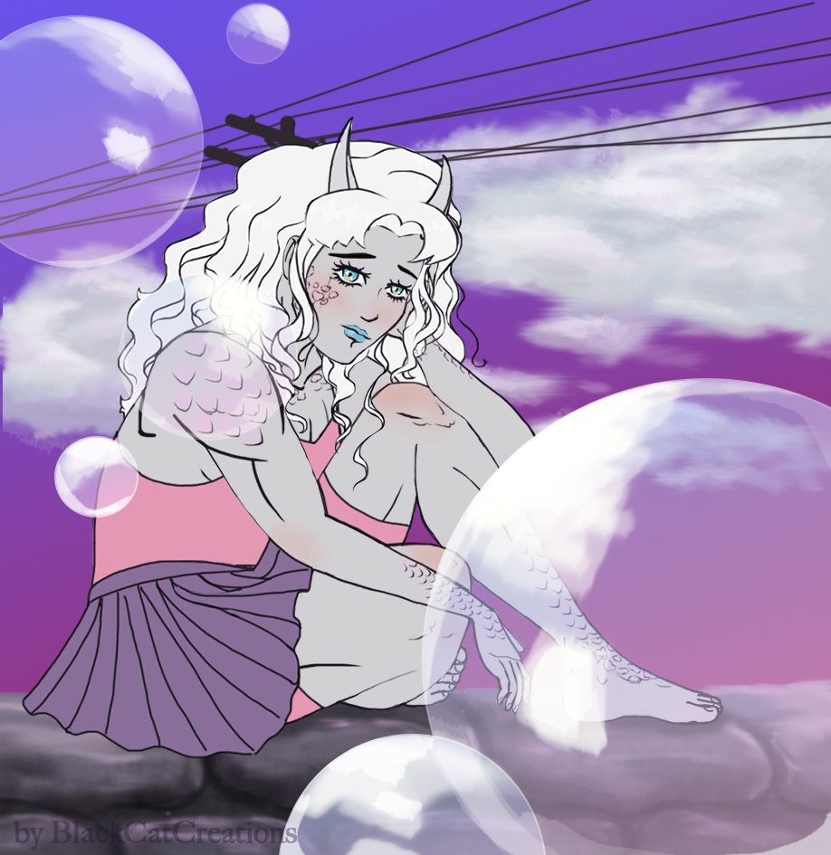 Innocent Demon (they/them) made with It's an Aesthetic