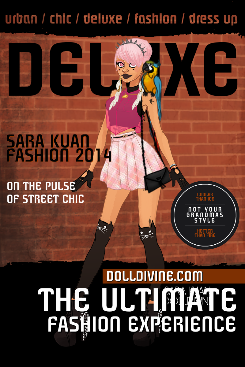 Pink Peacock made with Urban Chic: Deluxe Edition